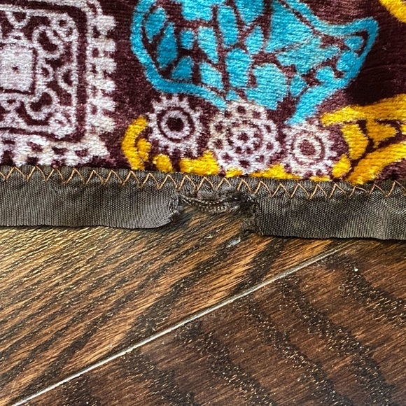 ๐2/$20 Boho Colourful Velvet Maxi Skirt Sz S - Picture 8 of 8